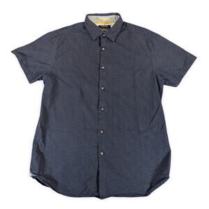 Cactusman Ricky Singh Slim Fit Navy Button Up S